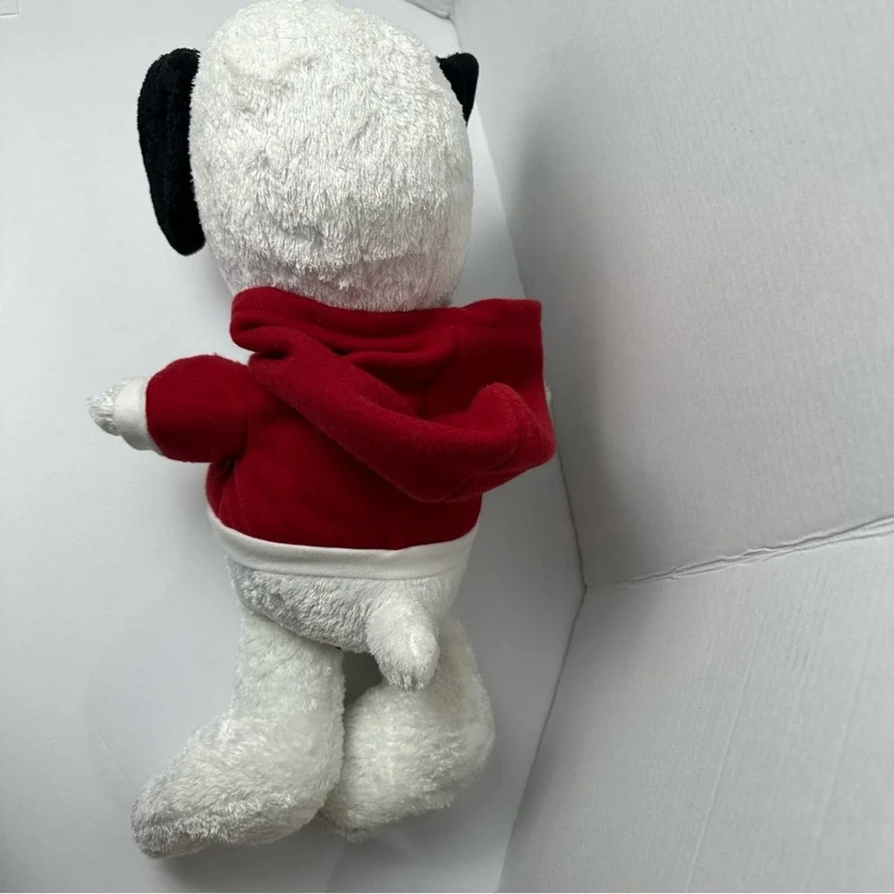 Peanuts Snoopy Macy's Hoodie Large Plush Pellet Stuffed Vintage 2006 - Picture 6 of 13